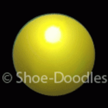 Yellow DOTZ BLINKEEZ Charm